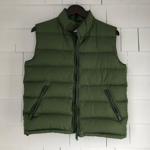 ASPESI. Down Puffer Vest. Green.